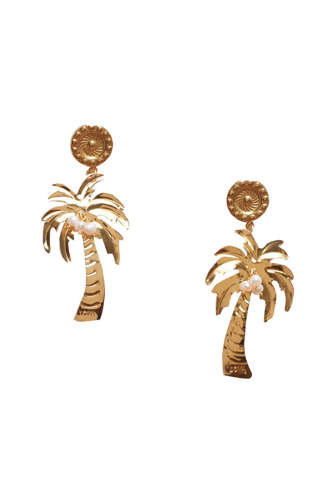 LoveShackFancy x Lova Palm Tree Earrings | LOVESHACKFANCY