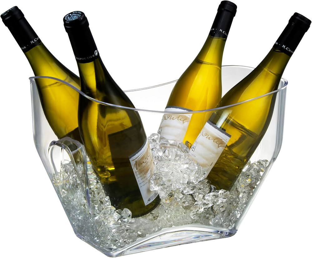 Prodyne - AB-14-A Prodyne On Ice Beverage Tub, 12.5" x 8.5" x 9.75", Clear | Amazon (US)