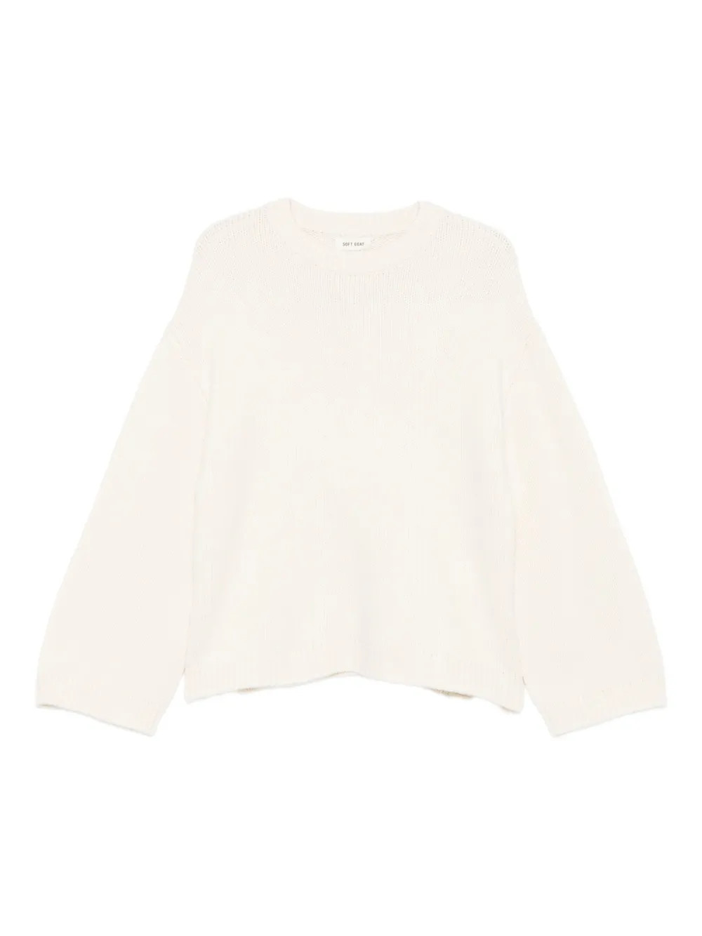 Soft Goat Knit Chunky Crewneck Relaxed Fit | Neutrals | FARFETCH DE | Farfetch Global