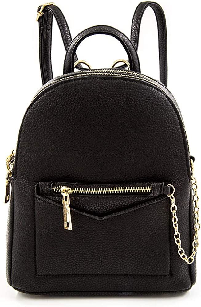 EMPERIA Kayli Faux Leather Mini Backpack Fashion 3 Way Carry Casual Lightweight Rucksack Daypack ... | Amazon (US)