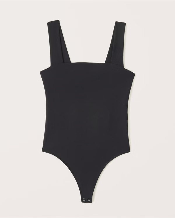 Double-Layered Seamless Squareneck Bodysuit | Abercrombie & Fitch (US)
