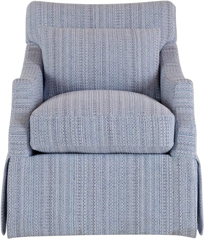 Universal Furniture Margaux Swivel Glider Chair in Blue Fabric | Amazon (US)