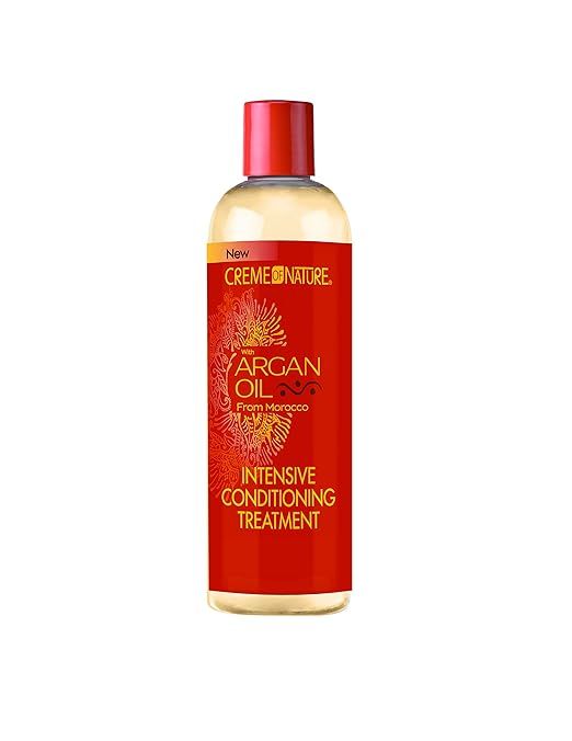 Creme of Nature Argan Oil Intensive Conditioning Treatment Ounce Yellow , Cream, 12 Fl Oz | Amazon (US)