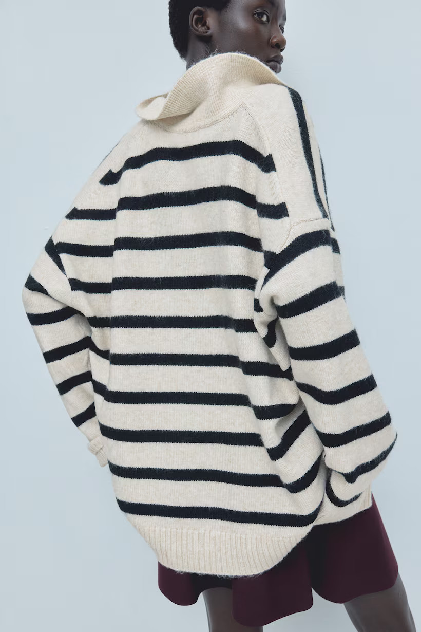Fine-knit collared jumper | H&M (UK, MY, IN, SG, PH, TW, HK)