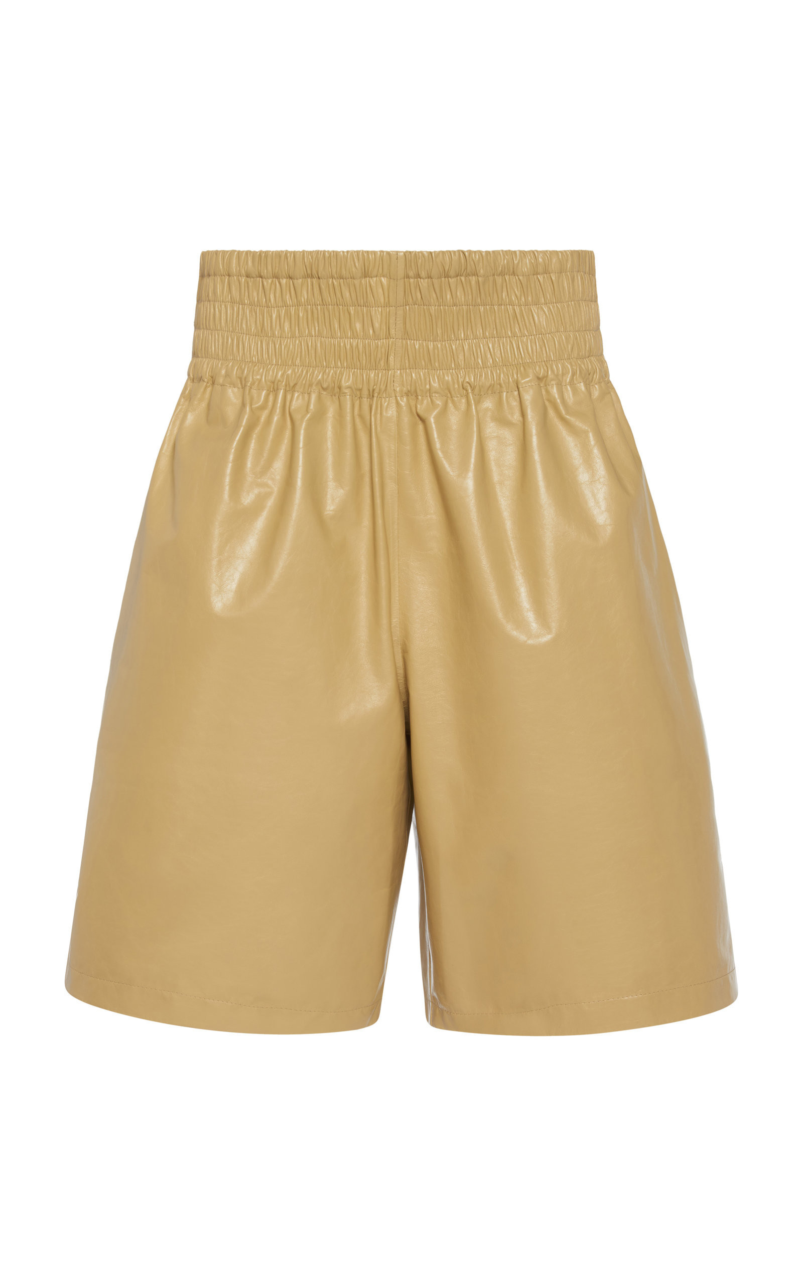 Bottega Veneta Leather Shorts - Moda Operandi | Moda Operandi (Global)