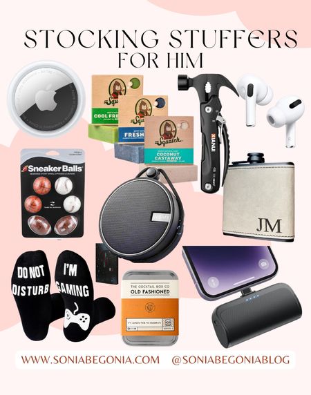 These are the best stocking stuffers for him that your boyfriend, father, brother, friend, and more! #giftsforhim #stockingstuffers 

#LTKHoliday #LTKGiftGuide #LTKsalealert