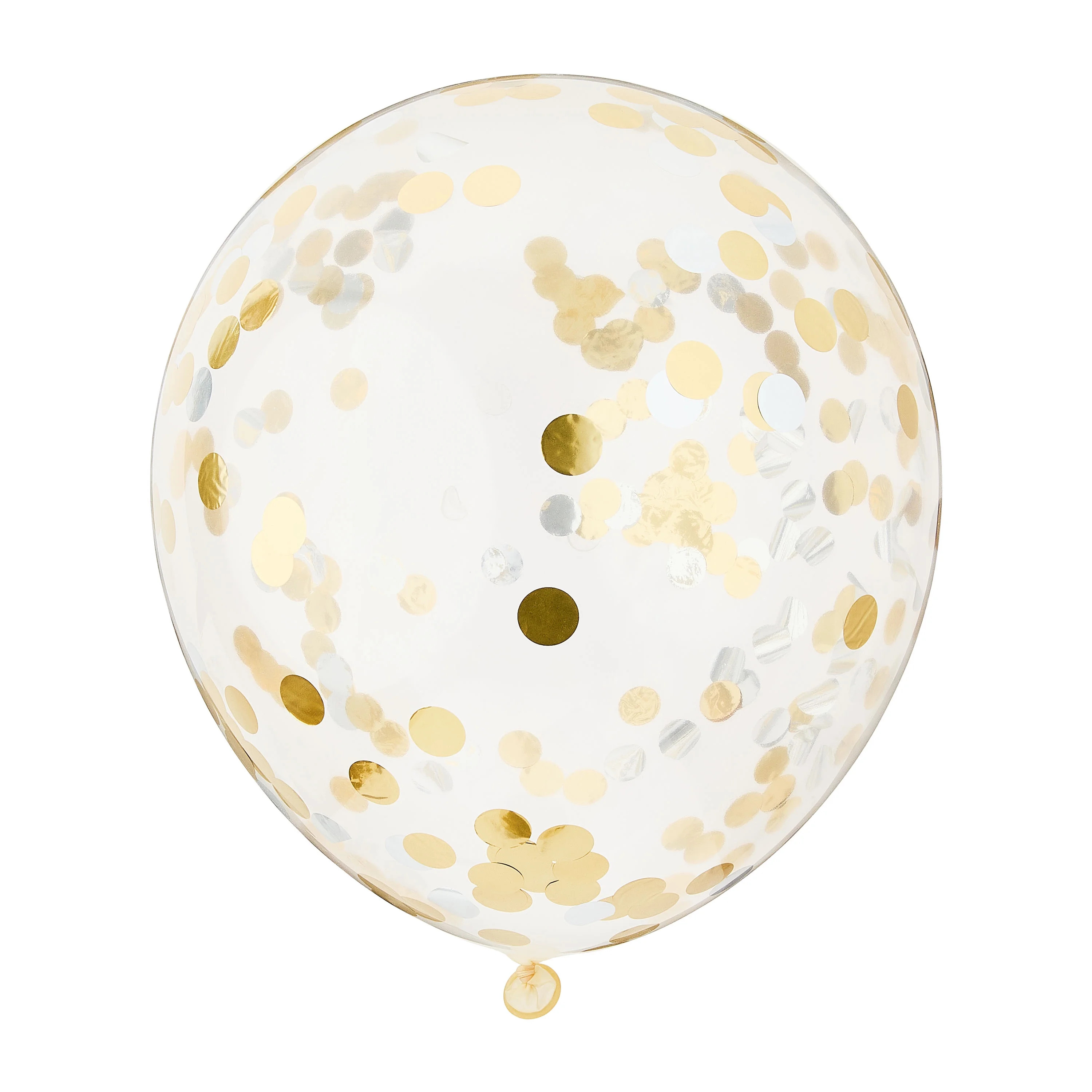 12" Silver/Gold Foil Confetti Balloons, 5 Count, by Way To Celebrate | Walmart (US)