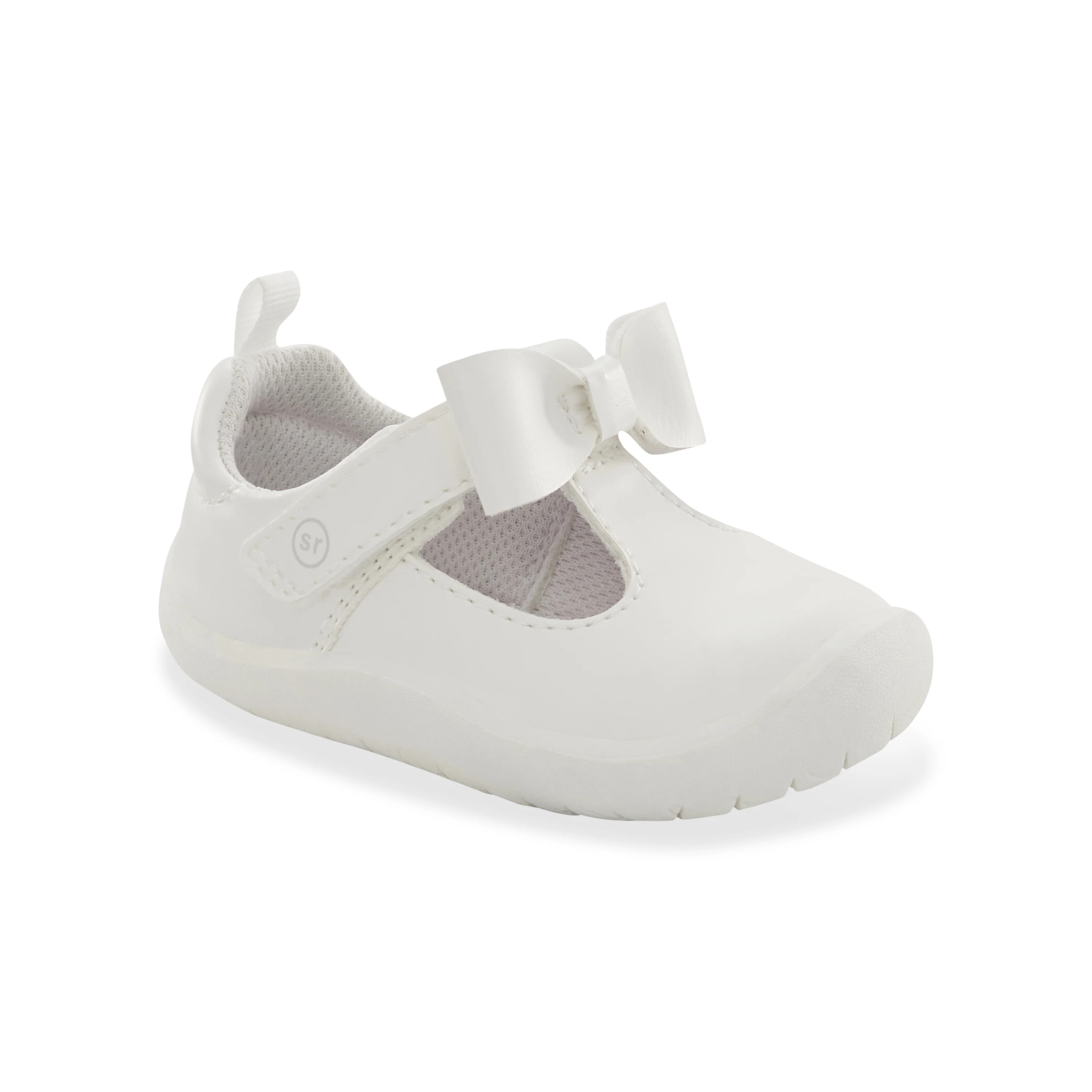 Munchkin by Stride Rite Baby Girl Peyson Bow T-Strap Dress Shoe | Walmart (US)