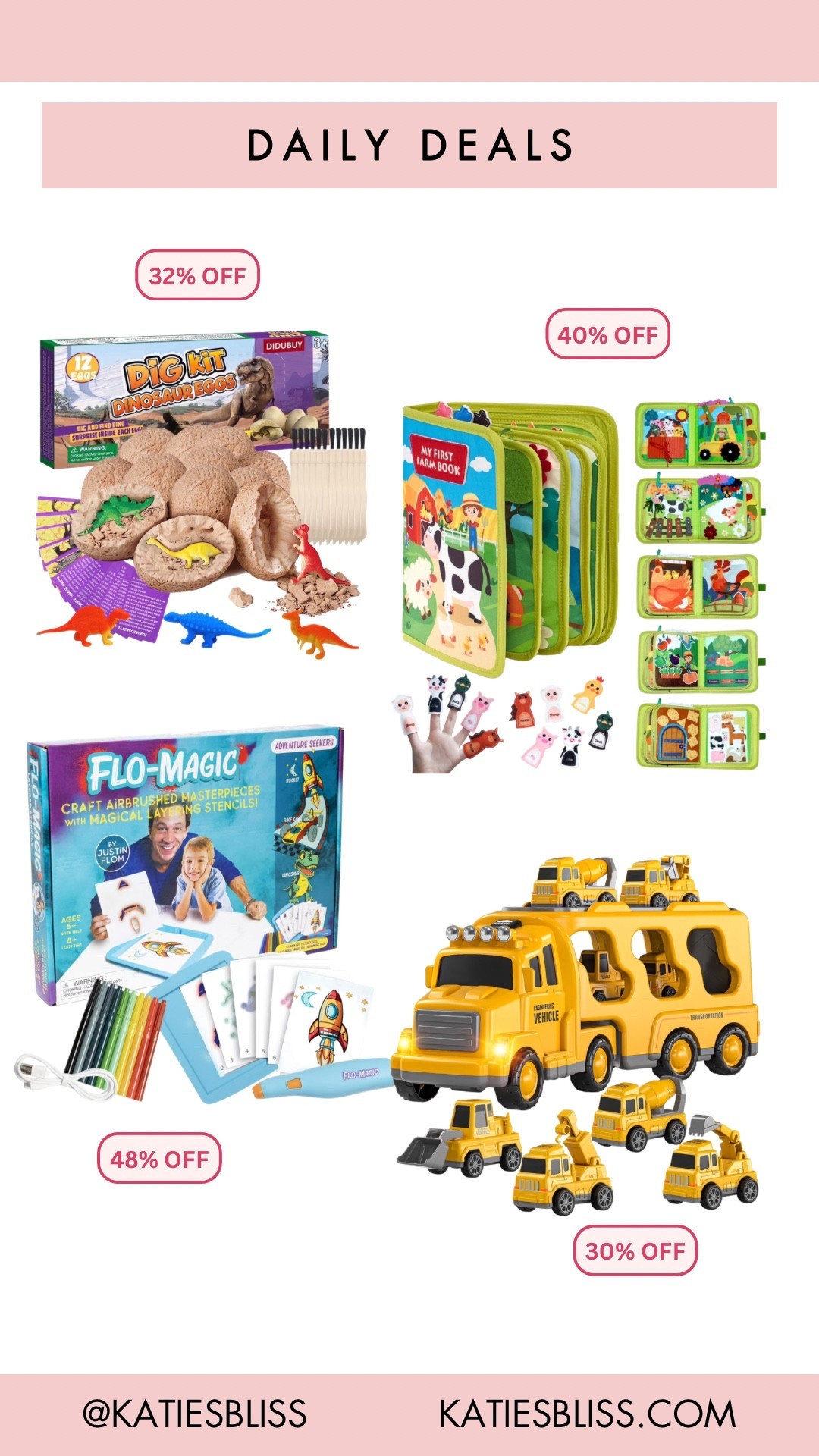 Daily deals ✨

Walmart. Sale. Deal. Markdown. Rollback. Kids. Toys. 



#LTKSaleAlert #LTKKids