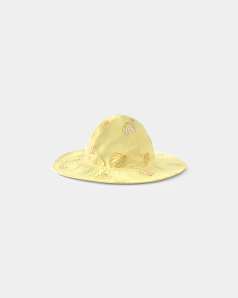 Baby Girl Seashell Reversible Swim Hat - Yellow | Carter's Inc