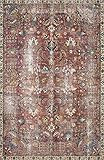 Chris Loves Julia x Loloi Jules JUL-01 Merlot / Multi Oriental Area Rug 2'-0" x 5'-0 | Amazon (US)