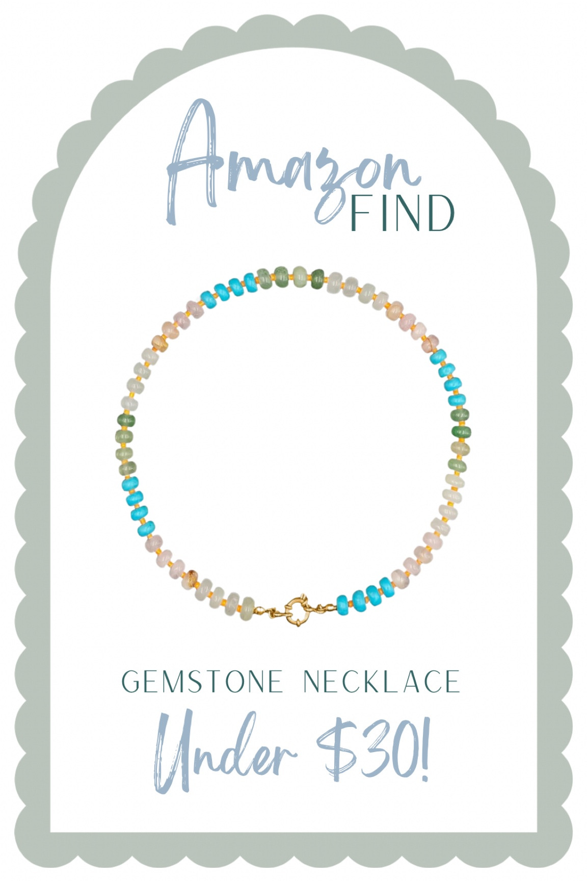 Gemstone necklace 
Amazon necklace 
Jewelry 
Trendy jewelry 
Layered necklaces 
Necklace
Gift for mom
Mother’s Day gift
Girl gift

#LTKstyletip #LTKGiftGuide #LTKfindsunder50