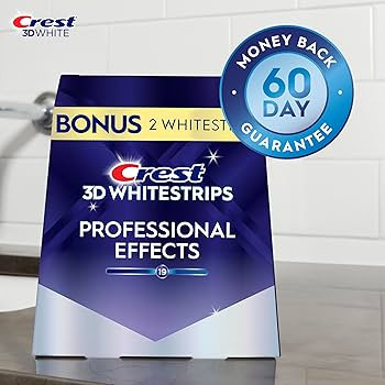 Crest 3D Whitestrips Professional Effects – Teeth Whitening Kit, 22 Treatments (20 + 2 Bonus), ... | Amazon (US)