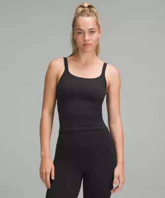 Ebb to Street Scoop-Neck Cropped Tank Top   Light Support, B/C Cup | lululemon (AU)