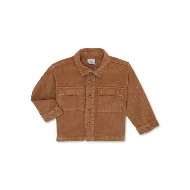 Wonder Nation Baby and Toddler Boys’ Corduroy Shacket, Sizes 12M-5T | Walmart (US)