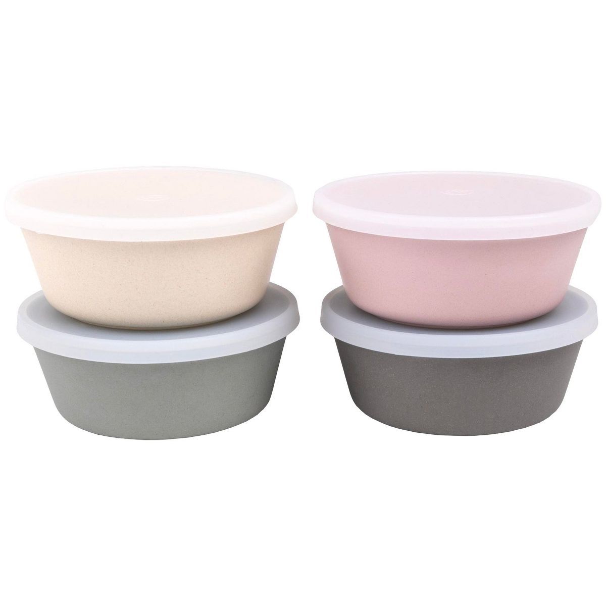 WeeSprout Bamboo Kids Bowls with Lids, Set of Four 10 oz kid-Sized Bamboo Bowls, Bamboo Kid Bowls... | Target