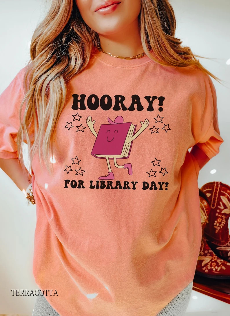 Comfort Colors® Shirt, School Librarian Shirt, Librarian Shirt, Comfort Colors Reading Shirt, Fu... | Etsy (US)