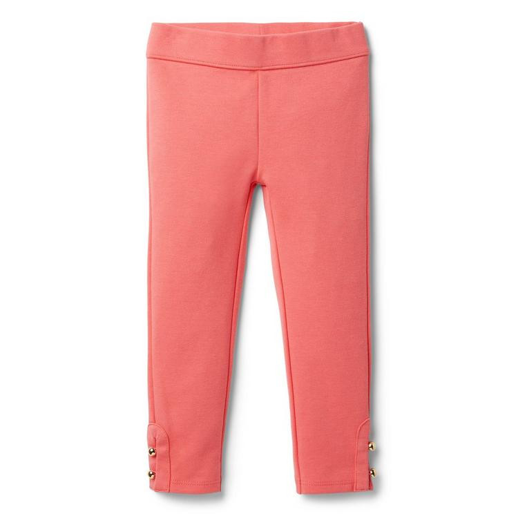 Button-Cuff Ponte Pant | Janie and Jack