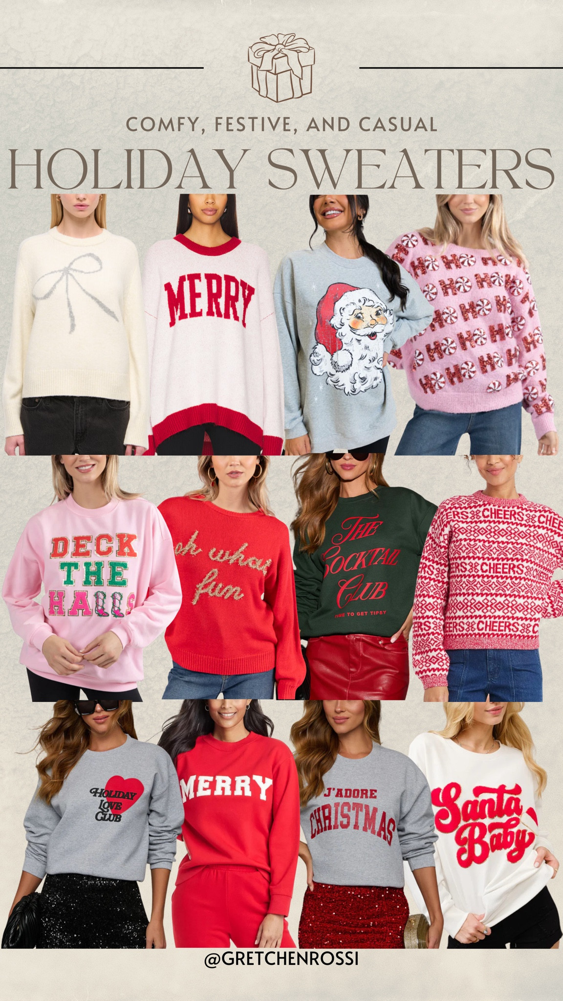 Holiday outfit inspired - Christmas sweaters - comfy and casual 

#LTKSeasonal #LTKStyleTip #LTKHoliday