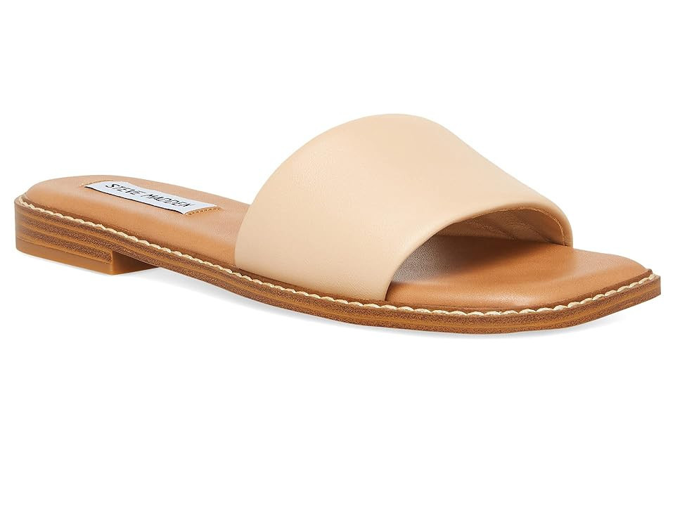 Steve Madden Sandra Sandal Women's Sandals Tan Leather : 10 M | Zappos