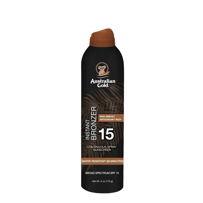 Australian Gold Continuous Spray Bronzer SPF 15, 6 oz | Walmart (US)