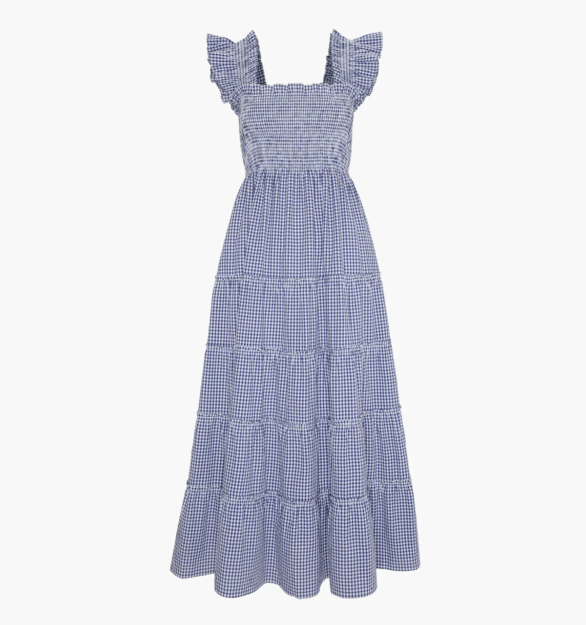 The Ellie Maxi Nap Dress | Navy Gingham / XXL | ® | 100% Cotton | Hill House Home | Hill House Home US