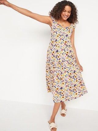 Tiered  All-Day Fit &#x26; Flare Maxi Dress for Women | Old Navy (US)