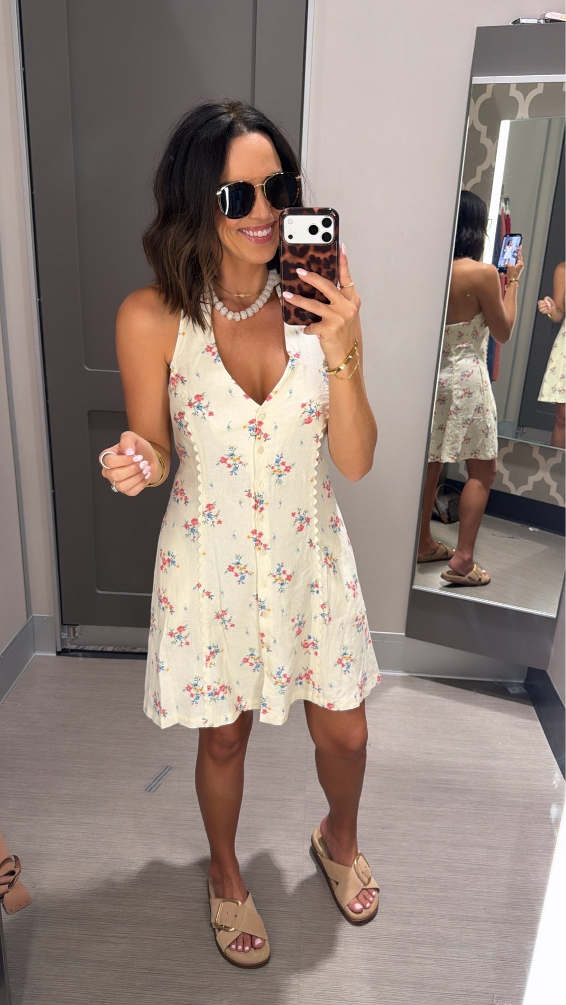 Okay this dress is even cuter in person 🌸 The fit is so flattering, and I love the little floral print for summer. It has that sweet, feminine look that’s perfect for brunch, vacation, church, or any day you want to throw on one piece and feel put together.

Size XS, 5’3 for reference

#LTKStyle #LTKFinds #TargetStyle #SummerDress #FloralDress #FeminineStyle #AffordableFashion #OOTD #TargetFashion #LTKUnder50