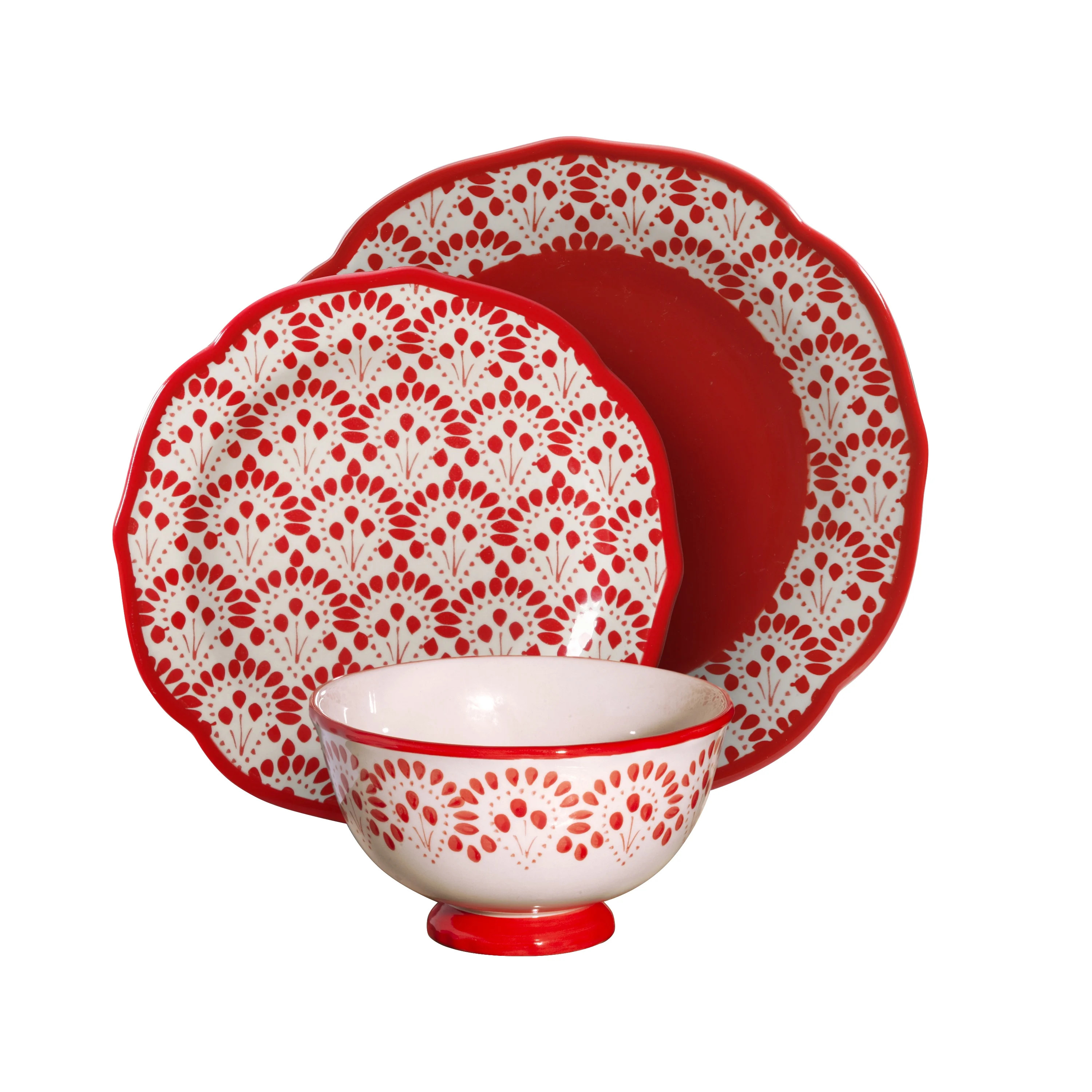 The Pioneer Woman Betsy 12-Piece Dinnerware Set | Walmart (US)