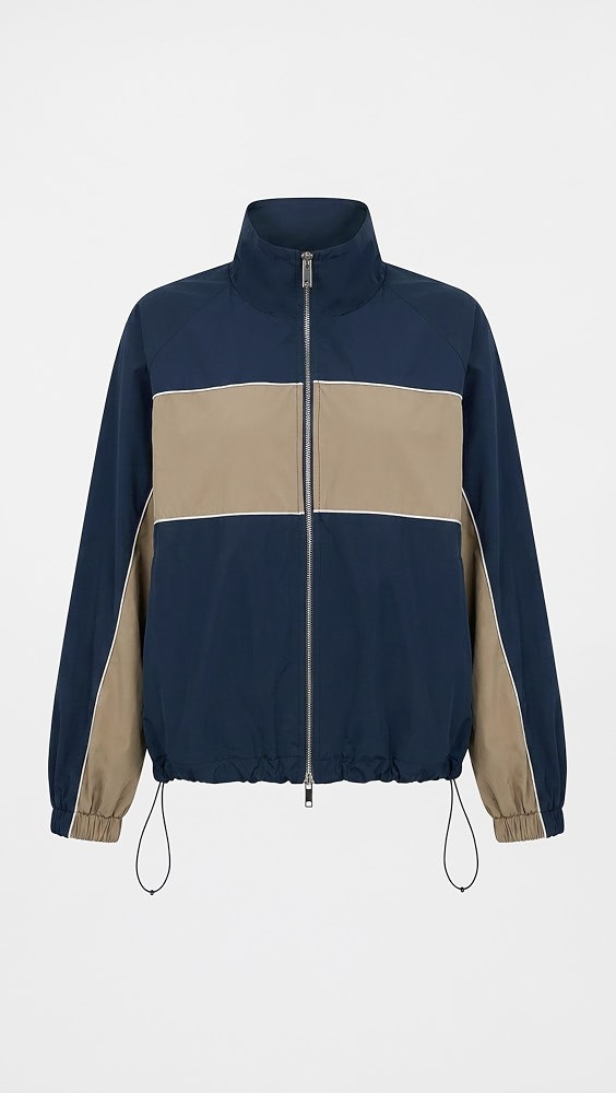VRG GRL Darcy Spray Jacket Navy XS | Shopbop