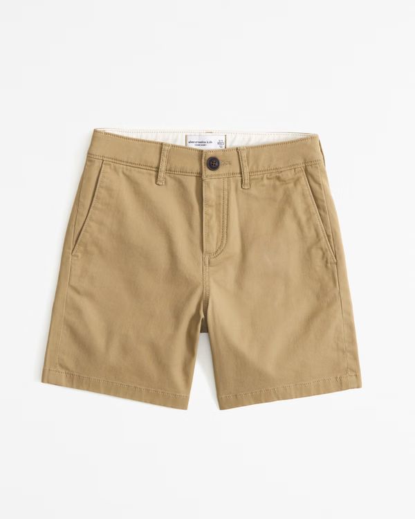 boys twill chino shorts | boys | Abercrombie.com | Abercrombie & Fitch (US)