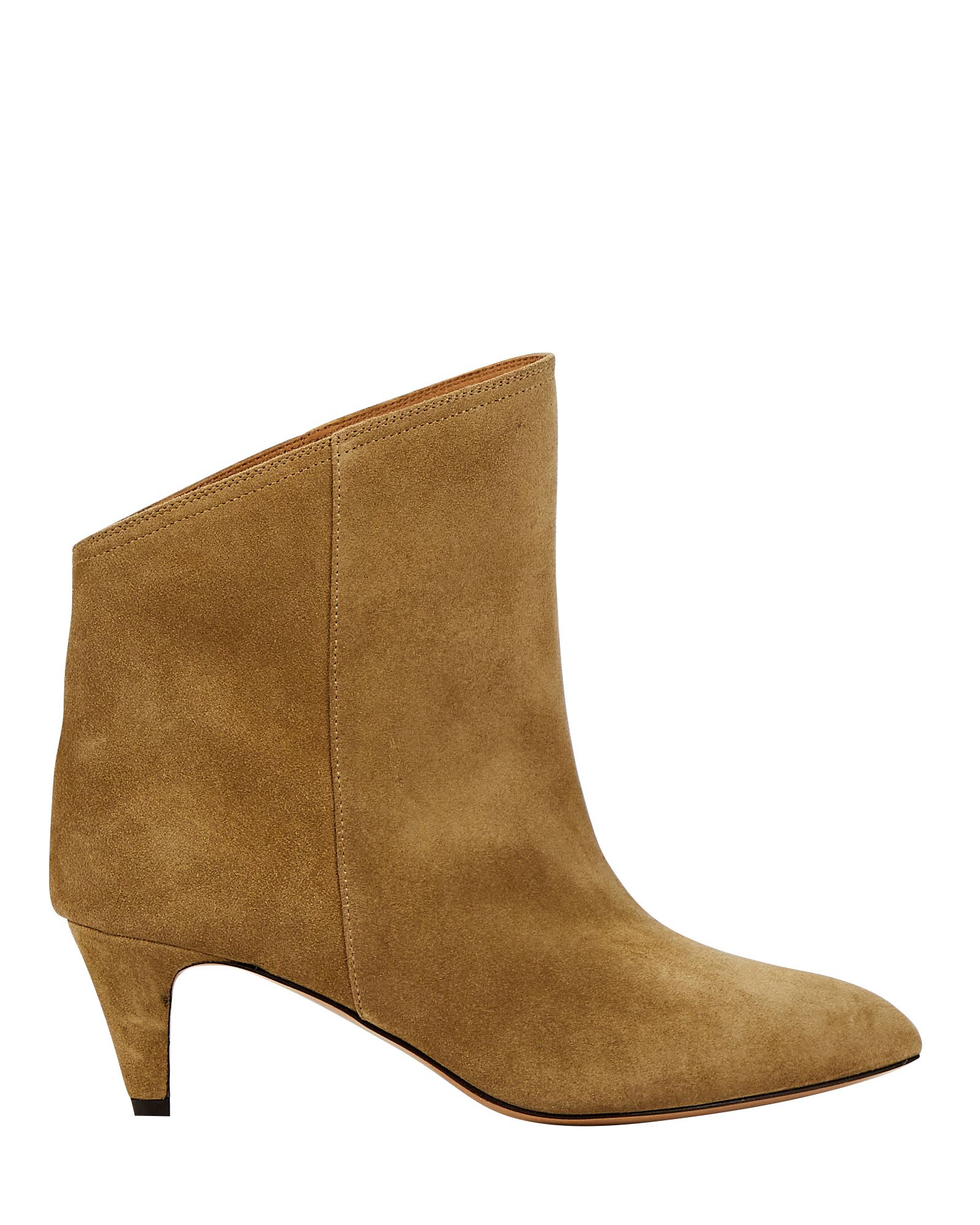 Isabel Marant Dripi Suede Ankle Boots, Beige 41 | INTERMIX