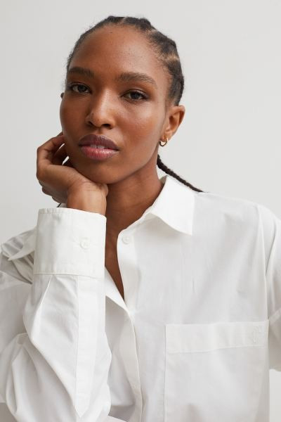 Cotton shirt | H&M (UK, MY, IN, SG, PH, TW, HK)