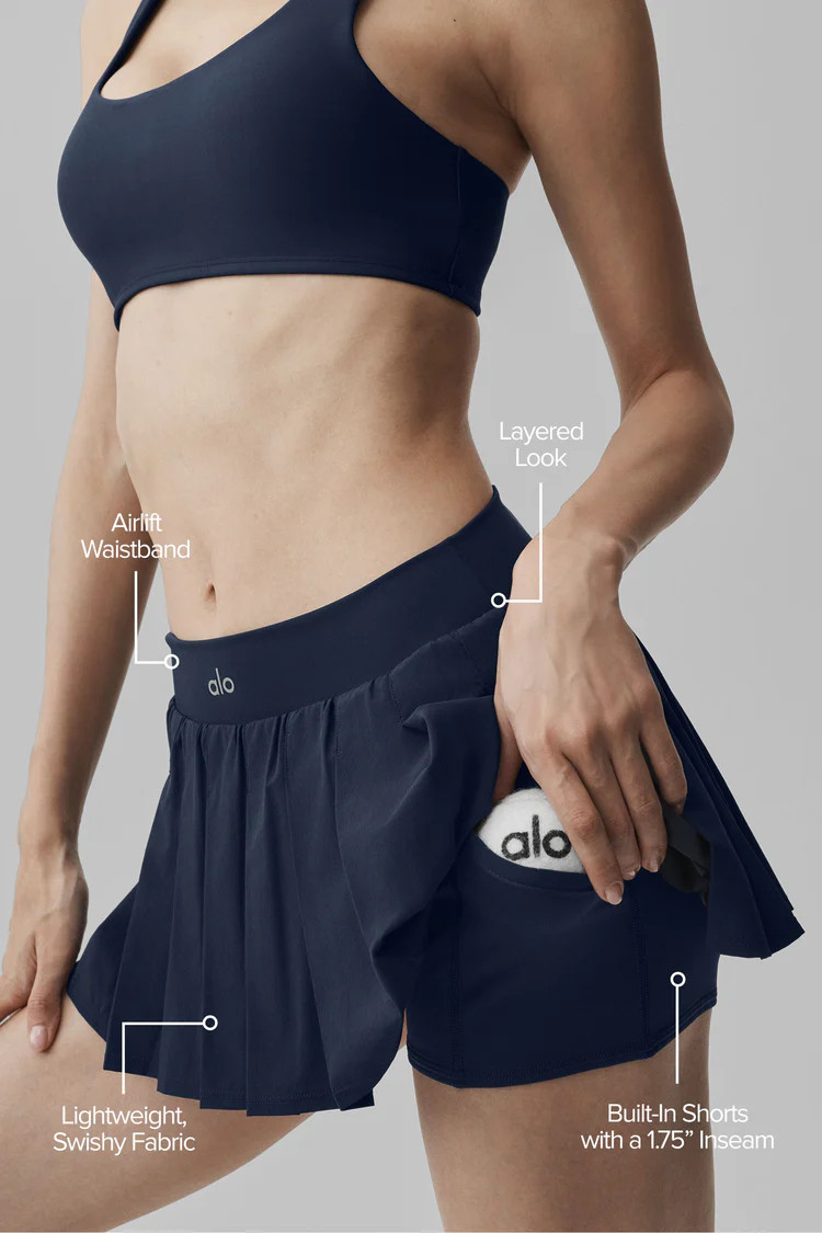 Double Or Nothing Tennis Skirt | Alo Yoga