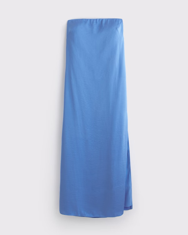 Women's The A&F Julia Strapless Slip Maxi Dress | Women's Dresses & Jumpsuits | Abercrombie.com | Abercrombie & Fitch (US)