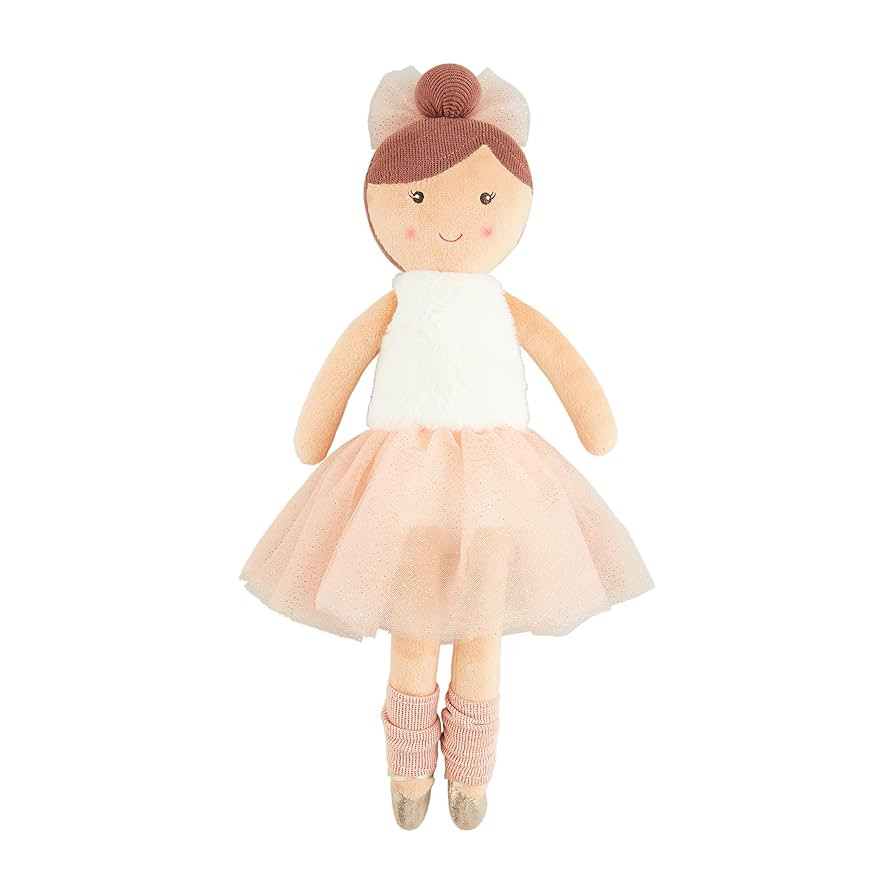 Mud Pie Ballerina Doll, Brunette, 16" | Amazon (US)