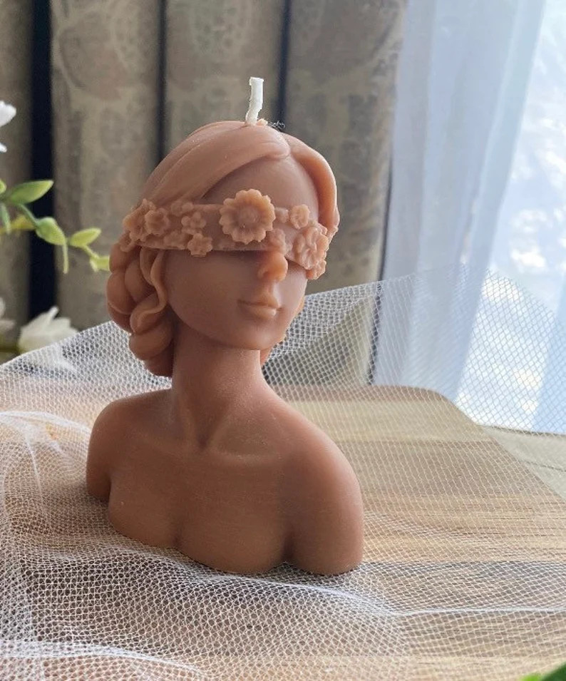 Luxury Blindfold Flower Girl Candle  New & Modern Aesthetic | Etsy | Etsy (US)