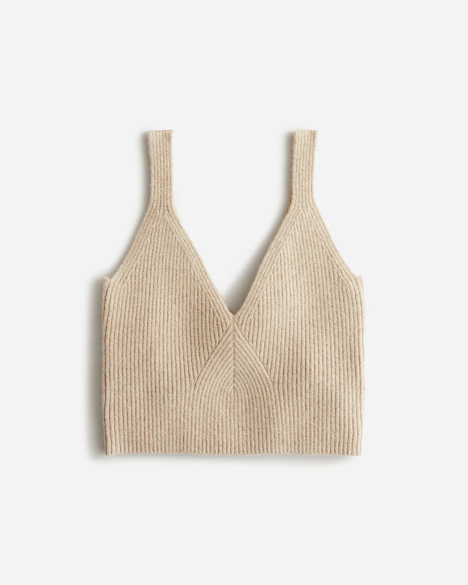 Cashmere-blend cropped sweater-tank | J.Crew US