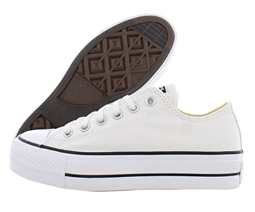 Converse Women's Platform Sneaker, White Black, 6.5 | Amazon (US)