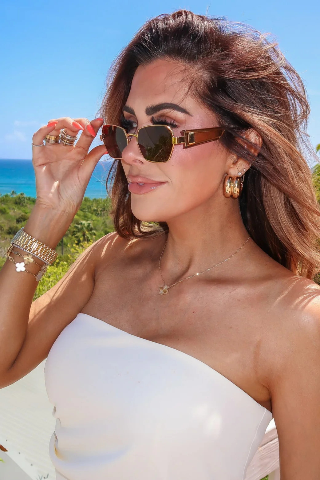 Emily Sunglasses Brown | Victoria Emerson