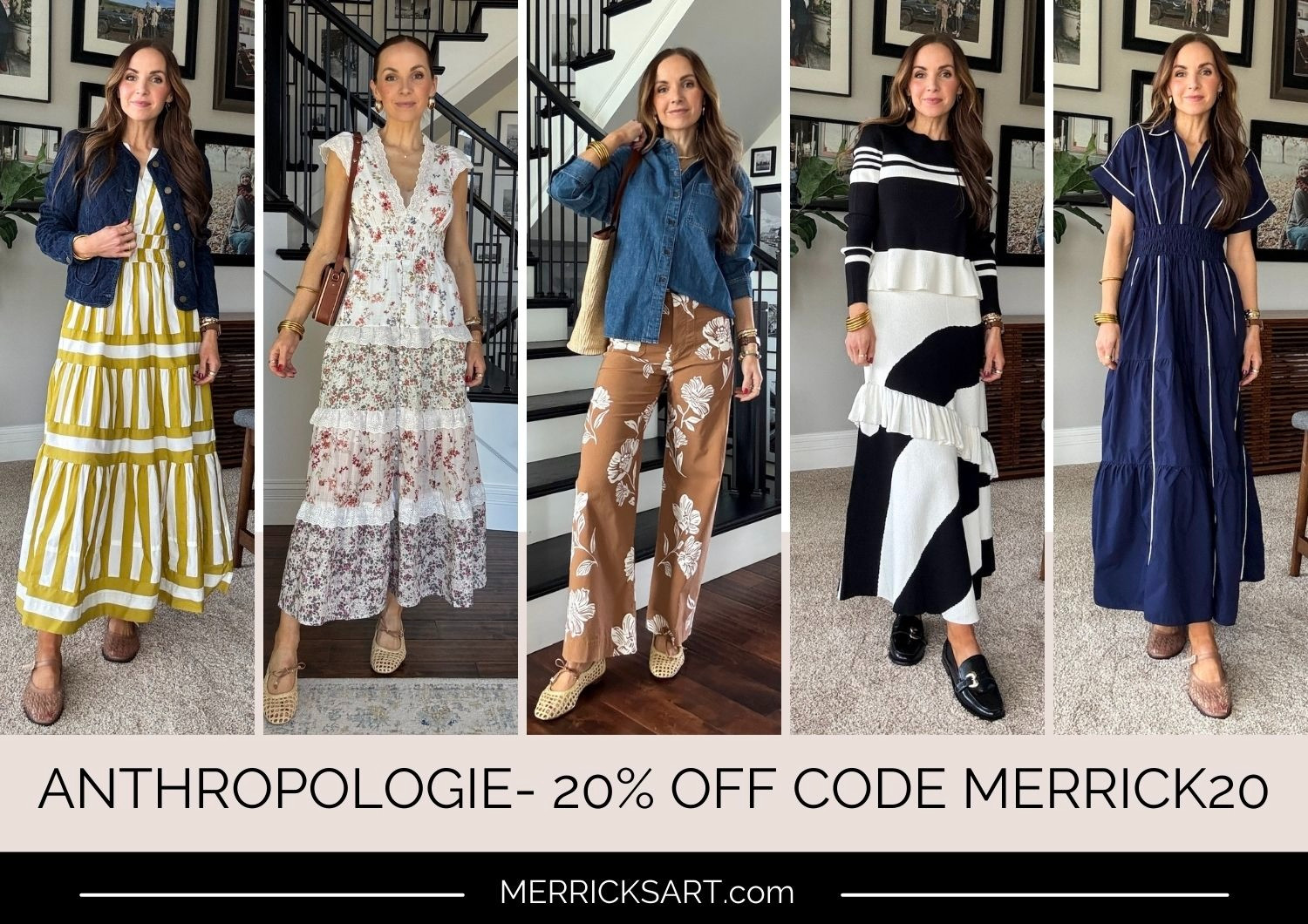  @Anthropologie 
20% off code MERRICK20 on orders over $100, excludes clearancee

#LTKspringtrends #LTKSaleAlert #LTKspring