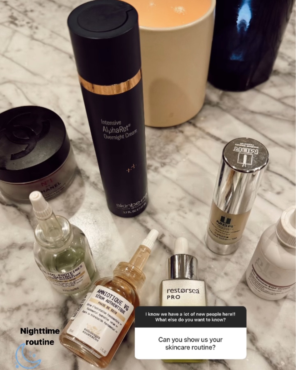 Two night routine skincare favorites 
