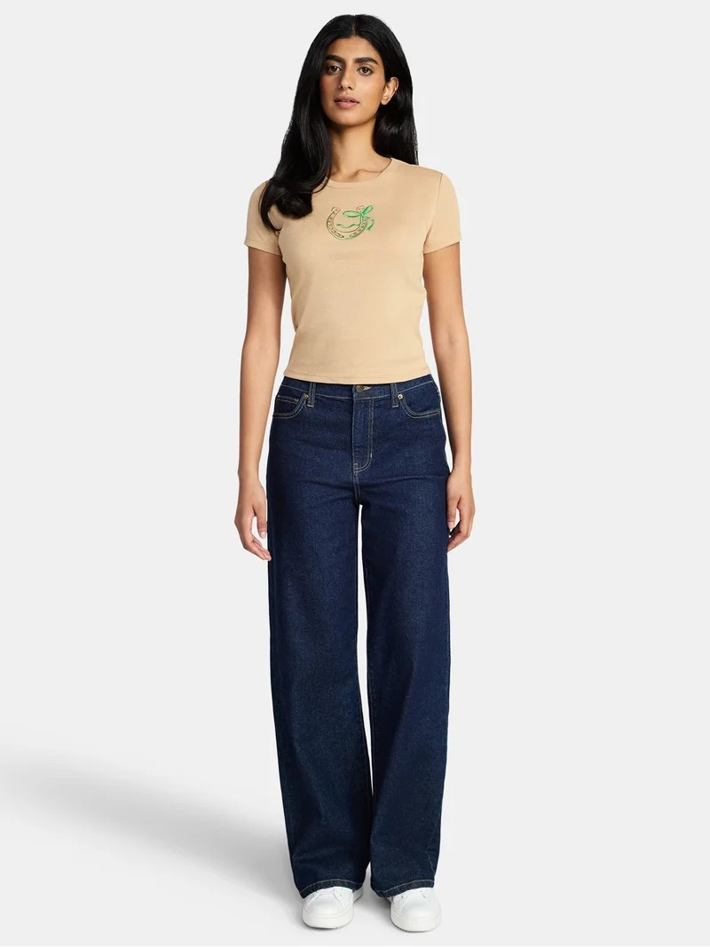 St. Patrick's Day Women's Horseshoe Graphic Short Sleeve Tee, Sizes XXS-XXL | Walmart (US)