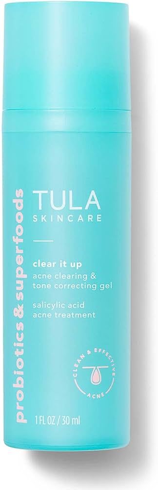 TULA Skin Care Clear It Up - Acne Clearing & Tone Correcting Gel, Salicylic and Azelaic Acid, Cle... | Amazon (US)