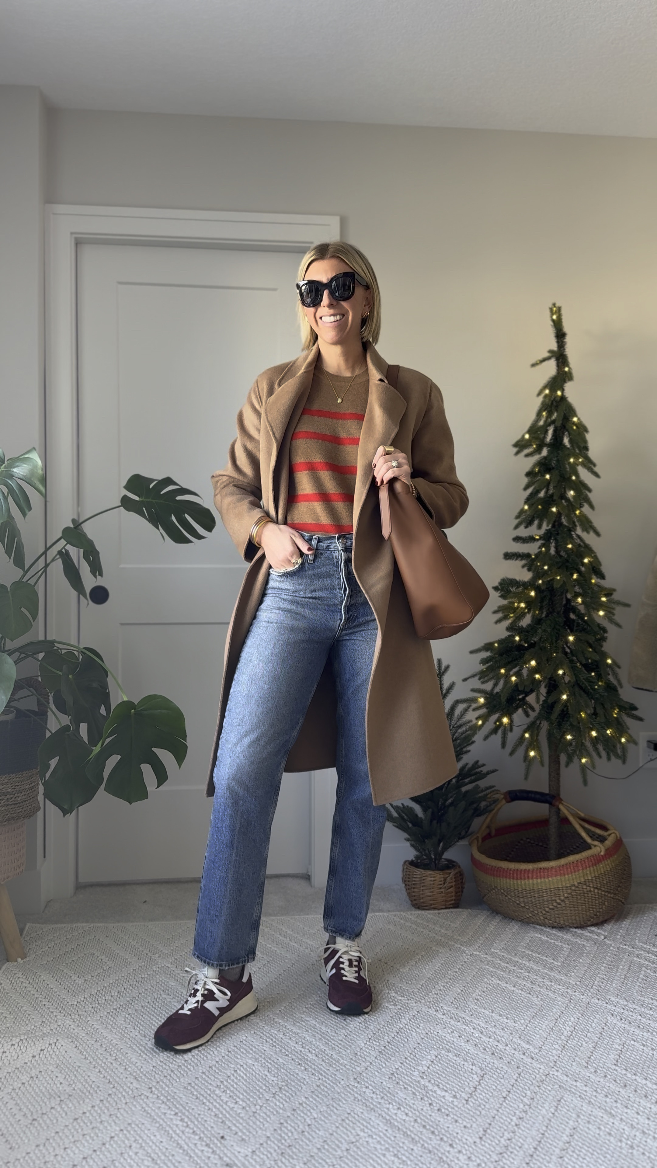 This super chic and warm Marino wool sweater is a major sale under $40. It runs true to size. I love that it’s cozy and warm without the bulk. Plus, it’s a fun pop of color with the stripes.

#LTKWatchNow #LTKOver40 #LTKSaleAlert