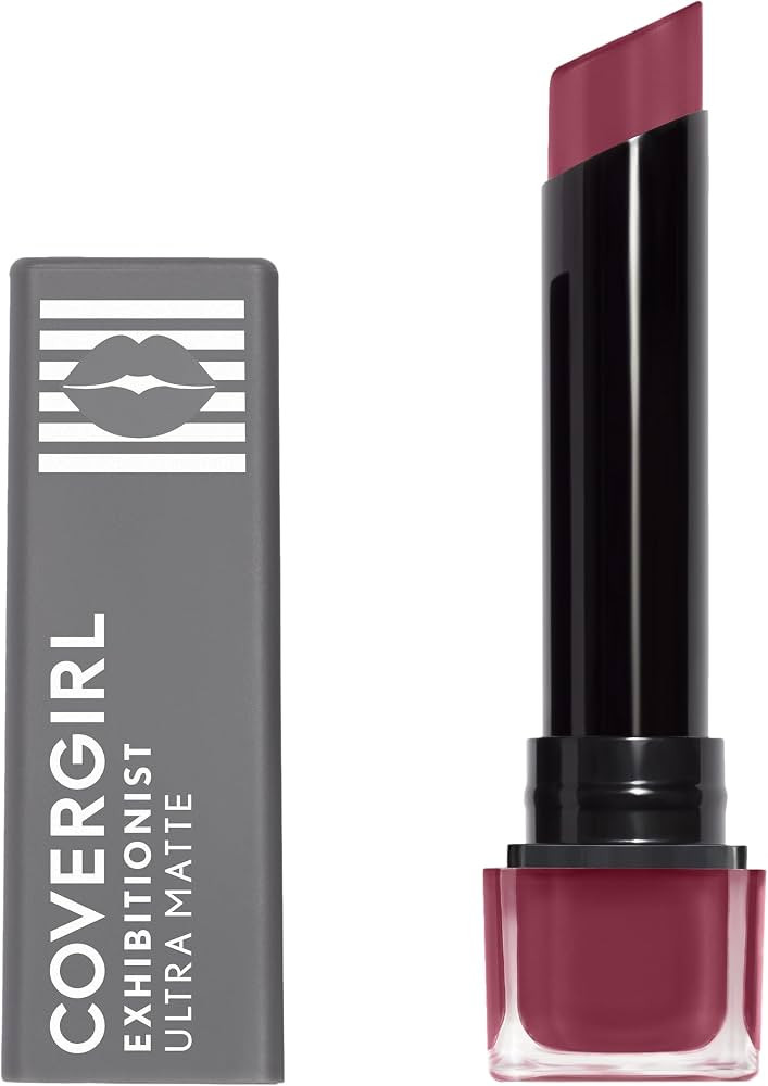 COVERGIRL Exhibitionist Ultra-Matte Lipstick, High Roller | Amazon (US)