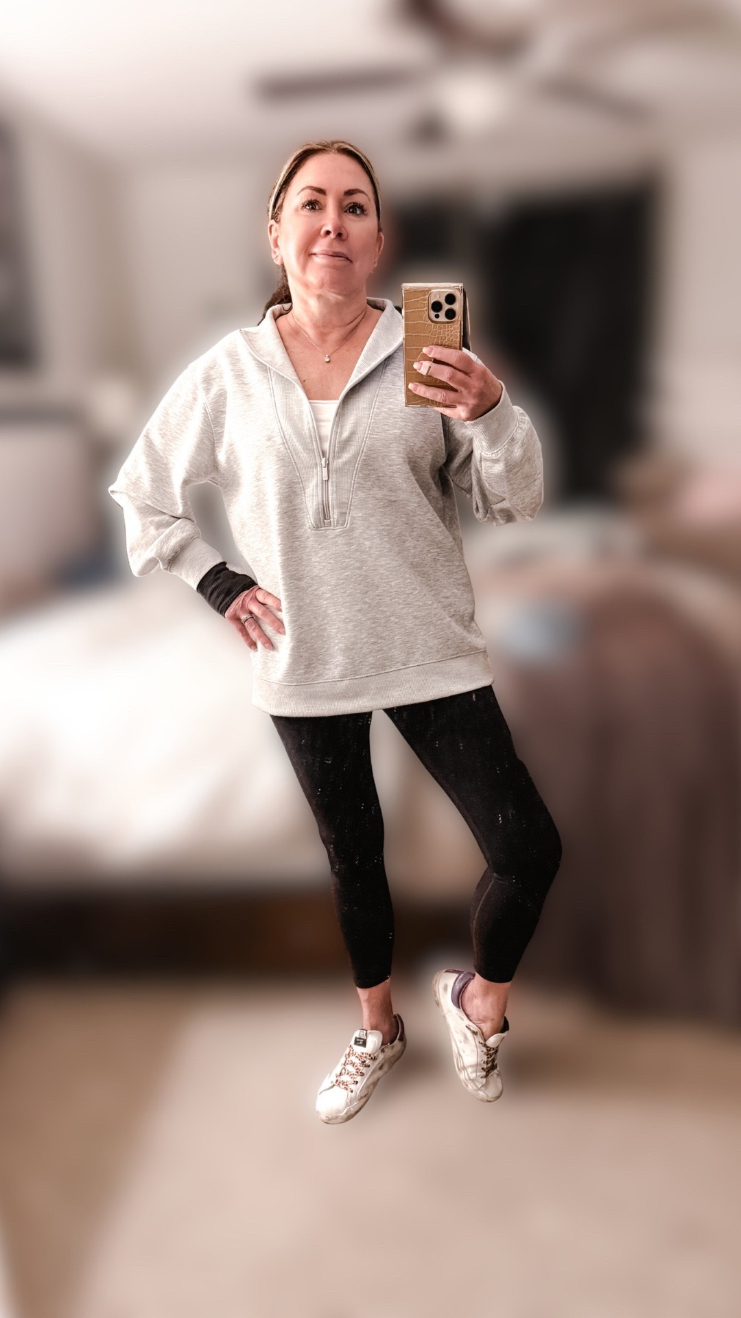 Cozy, casual, and on repeat 🤍 This Target pullover is one of my all-time favorites—so soft, lightweight, and perfect for layering or wearing on its own. I love pairing it with leggings and sneakers for an easy everyday look. Runs true to size and comes in the best neutral shades 🙌

Amie Pagan, Target style, Target athleisure, Target activewear 

 #LTKStyle #TargetFinds #EverydayOutfit

#LTKootd #LTKActive