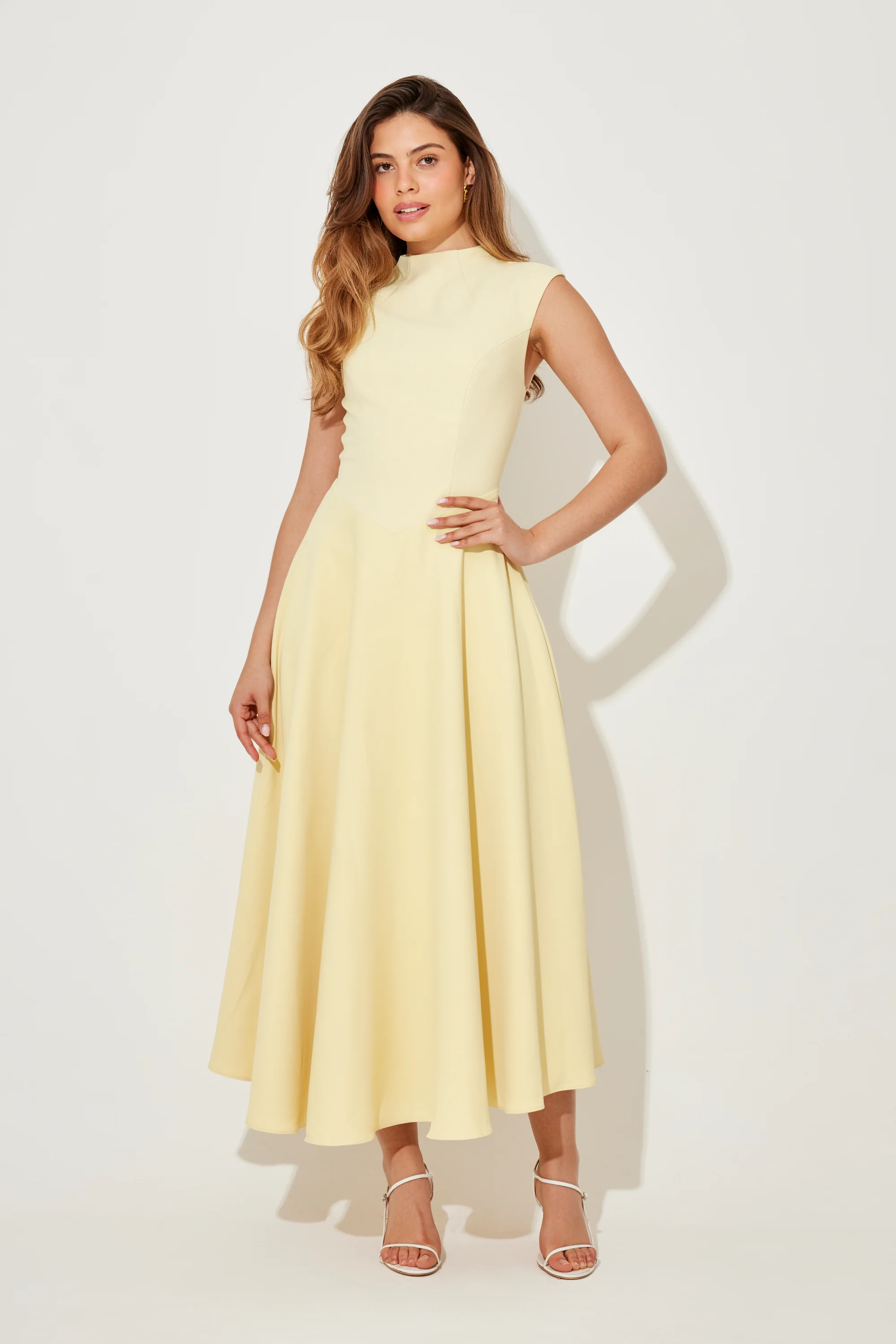 The Ultimate Muse Sleeveless High Waist Midi Dress | Odd Muse