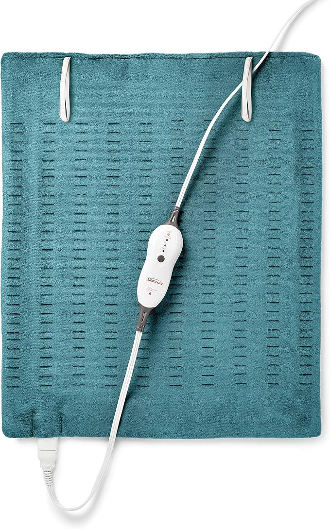 Sunbeam Heating Pad for Back, Neck, and Shoulder Pain Relief with Auto Shut Off, XXL Large 20 x 2... | Amazon (US)