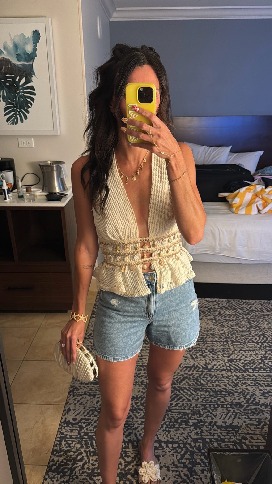 Lulus
Seashell
Crochet 
Vacation

#LTKootd #LTKSeasonal #LTKTravel